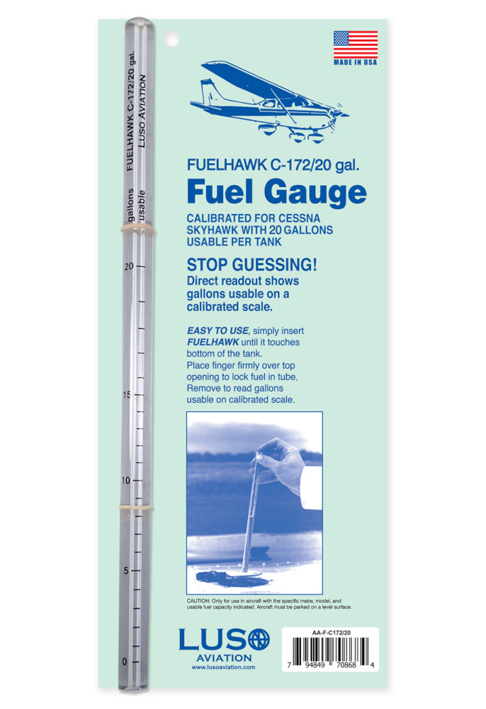 Cessna 172 20 Gallon Fuel Hawk Fuel Gauge